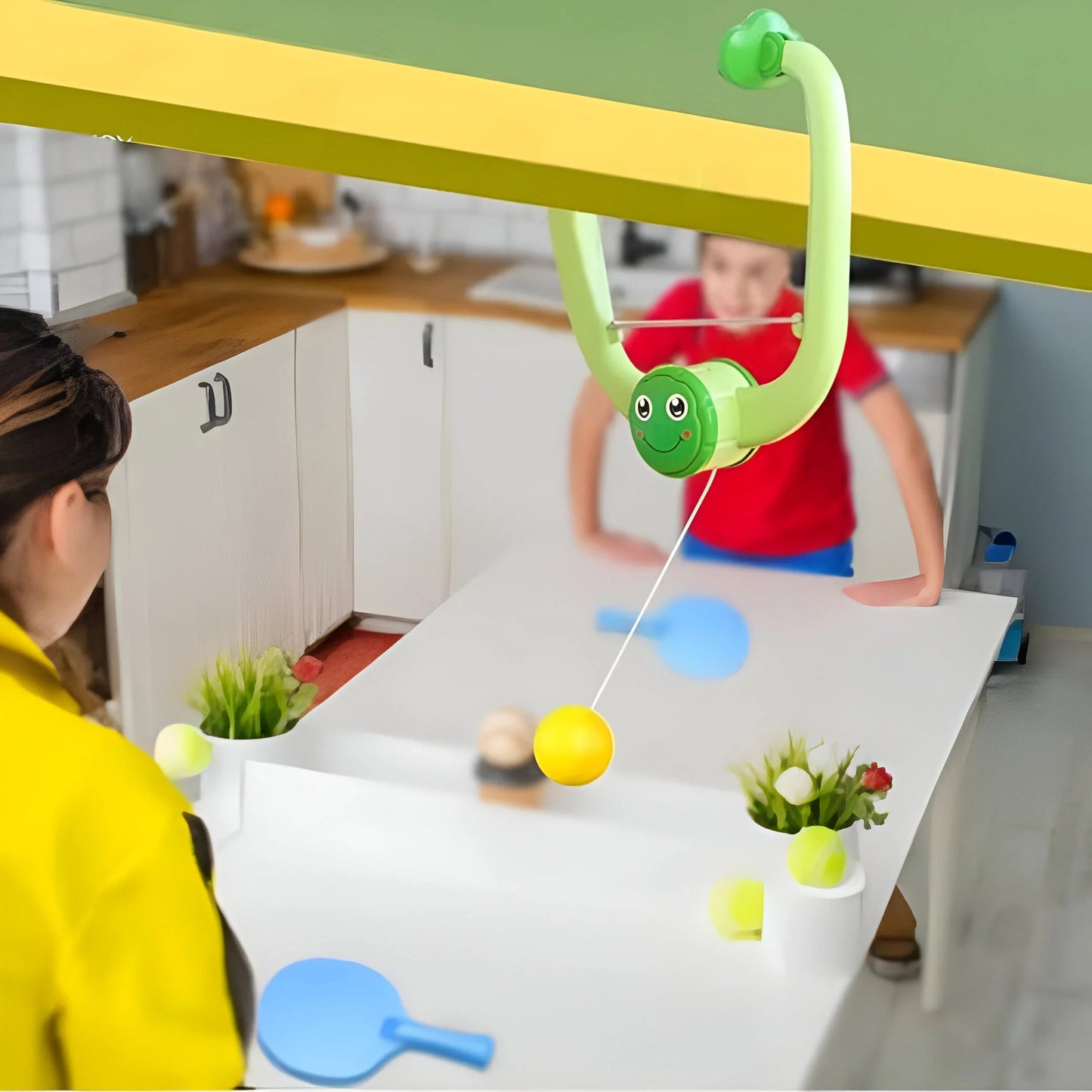 Door frame ping pong