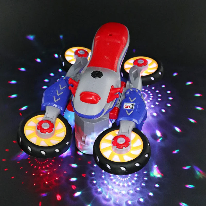 Electric Motorcycle with Lights