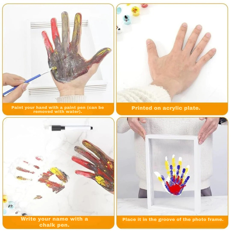 Family Fingerprint Picture Frame