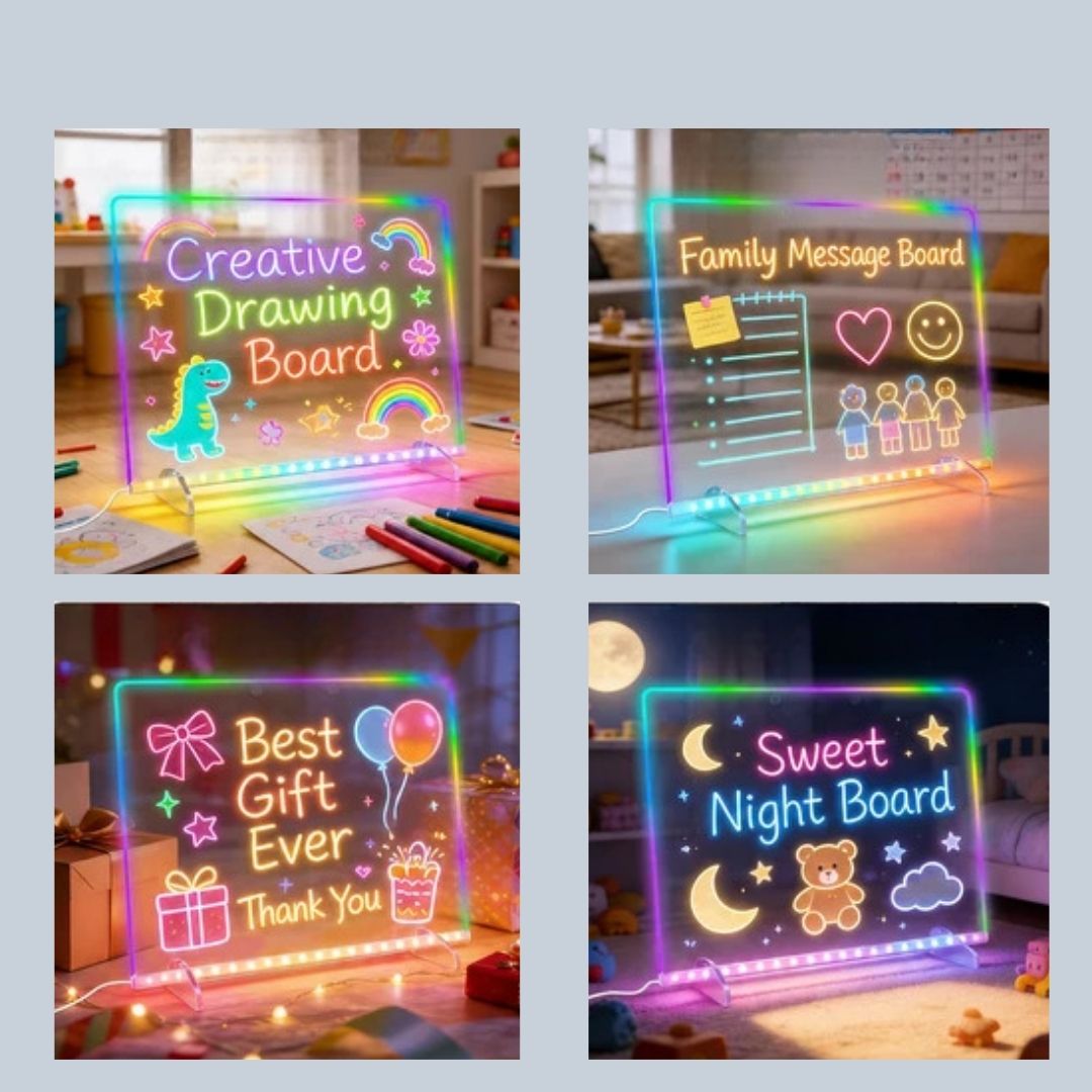 DoodleGlow - Light-Up Drawing Board for Kids