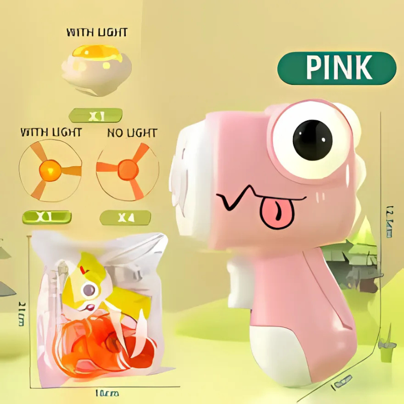 2-in-1 Dino Twister Frisbee Shooter