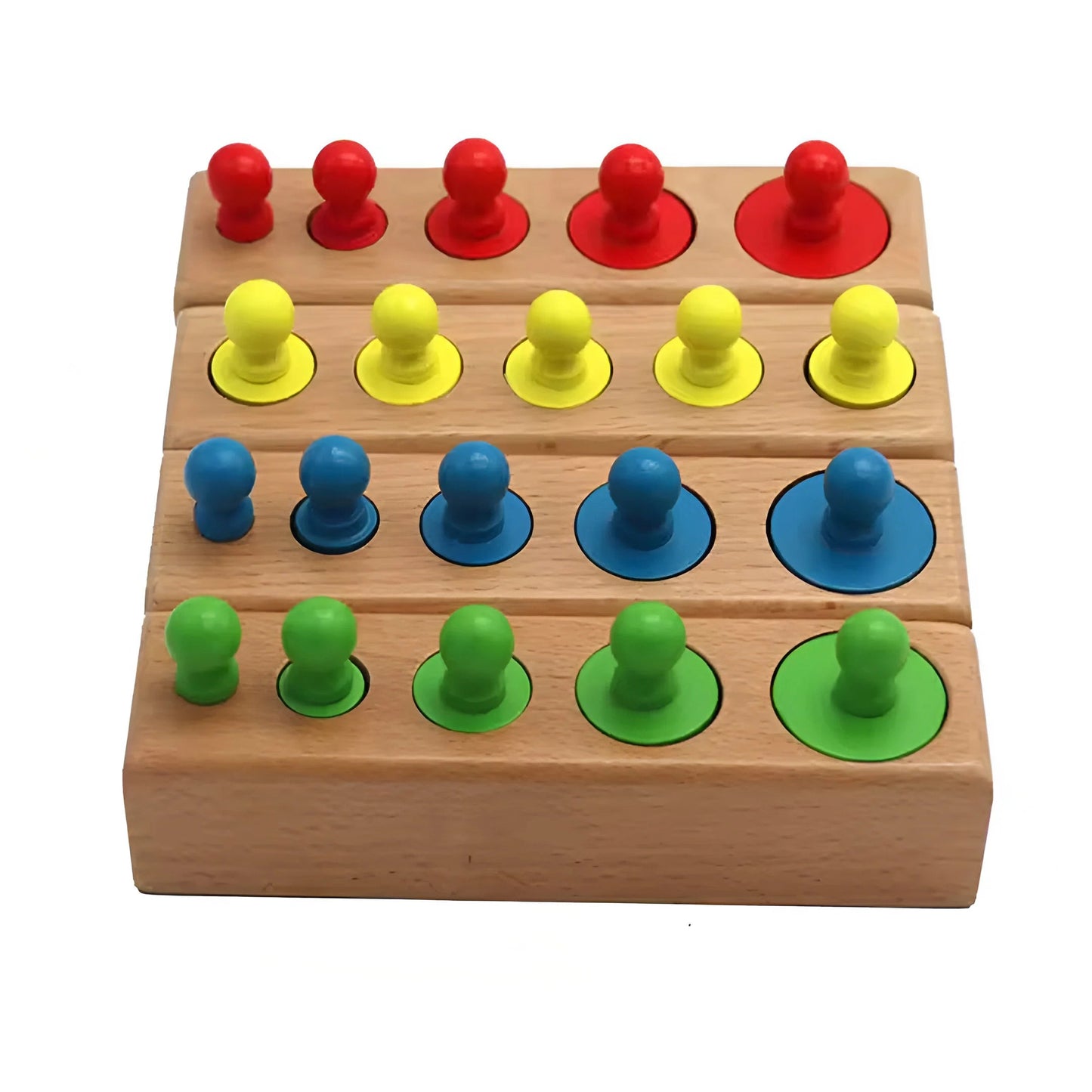 Cylinder Magic – Discover colors & sizes playfully