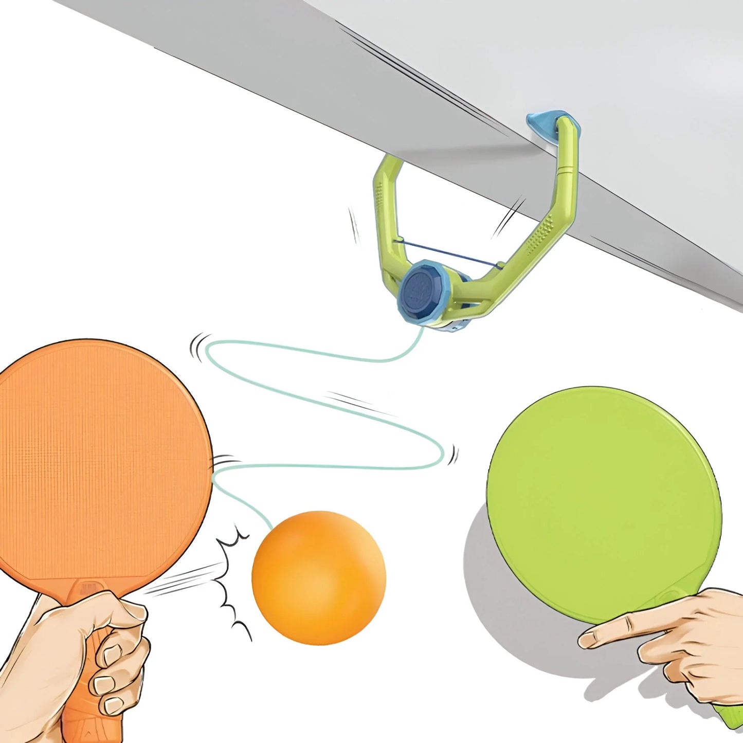 Door frame ping pong