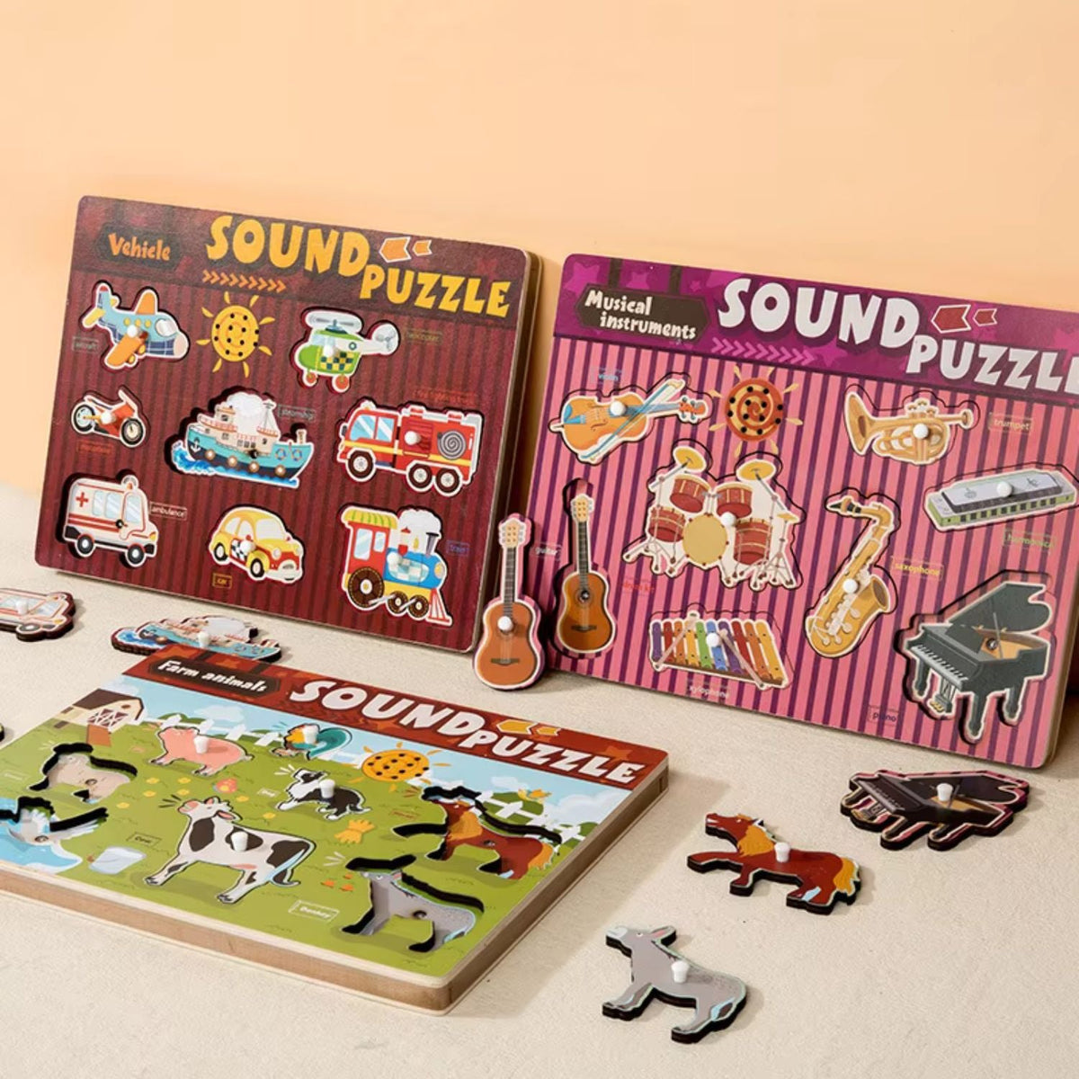 SoundMatch - Interactive Wooden Sound Puzzle