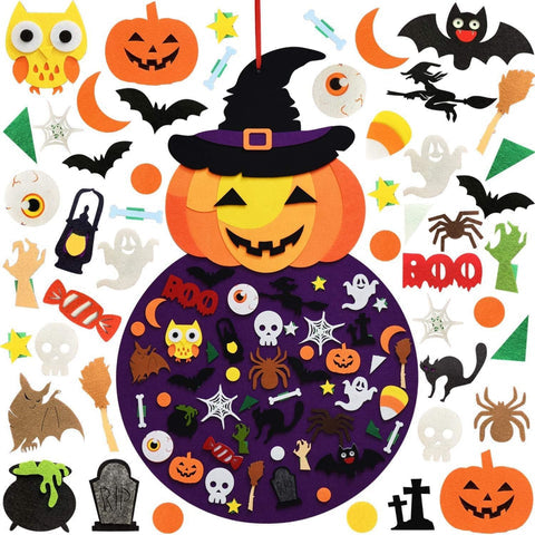PumpkinMagic - DIY Halloween Felt Witch
