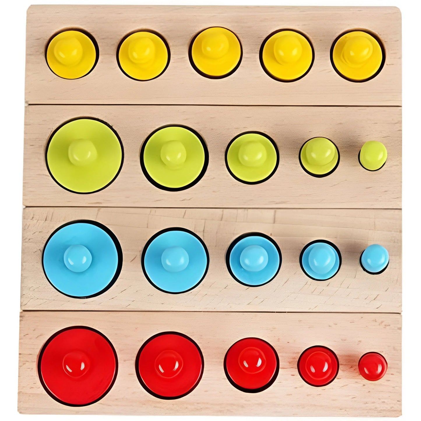 Cylinder Magic – Discover colors & sizes playfully