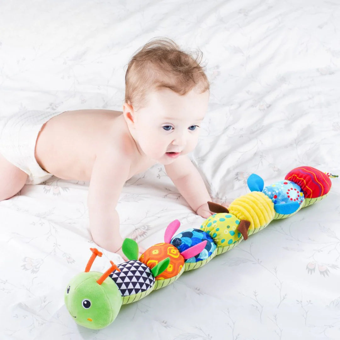 Sensory Caterpillar – Plush rattle with music function
