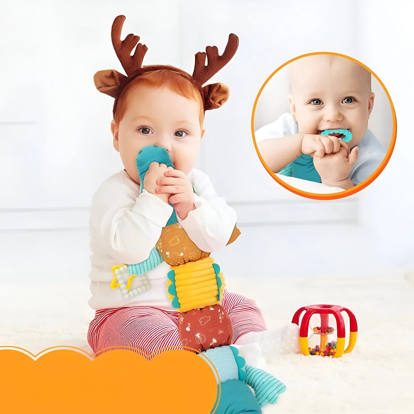 CuddleBuddy – rattle toy for babies