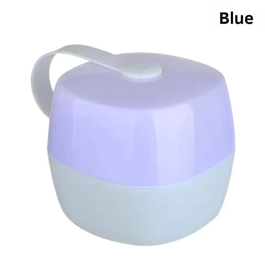 Pacifier box with lid