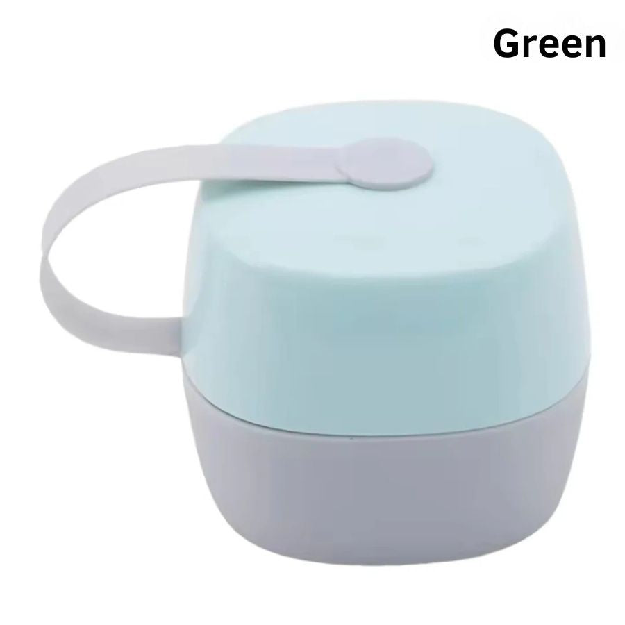 Pacifier box with lid
