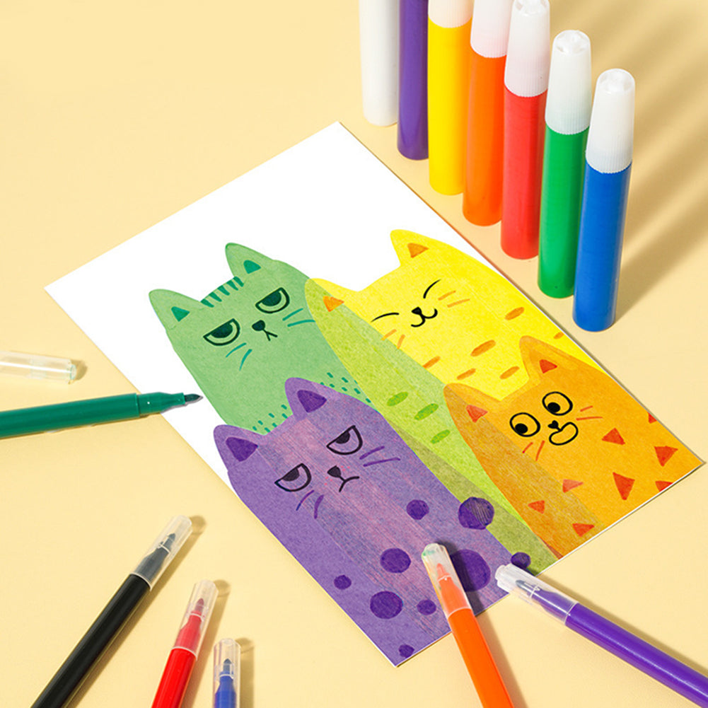 DIY Rainbow Scratch Painting
