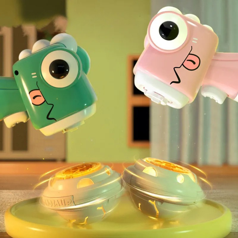 2-in-1 Dino Twister Frisbee Shooter