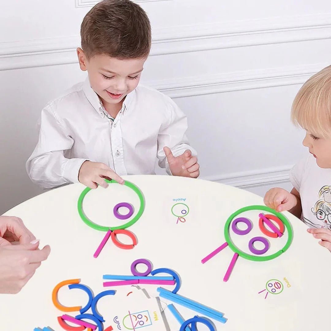 Educational Ring Puzzle Set