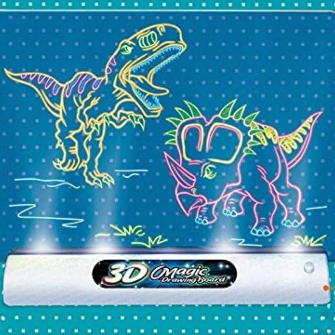 Light-up 3D drawing board