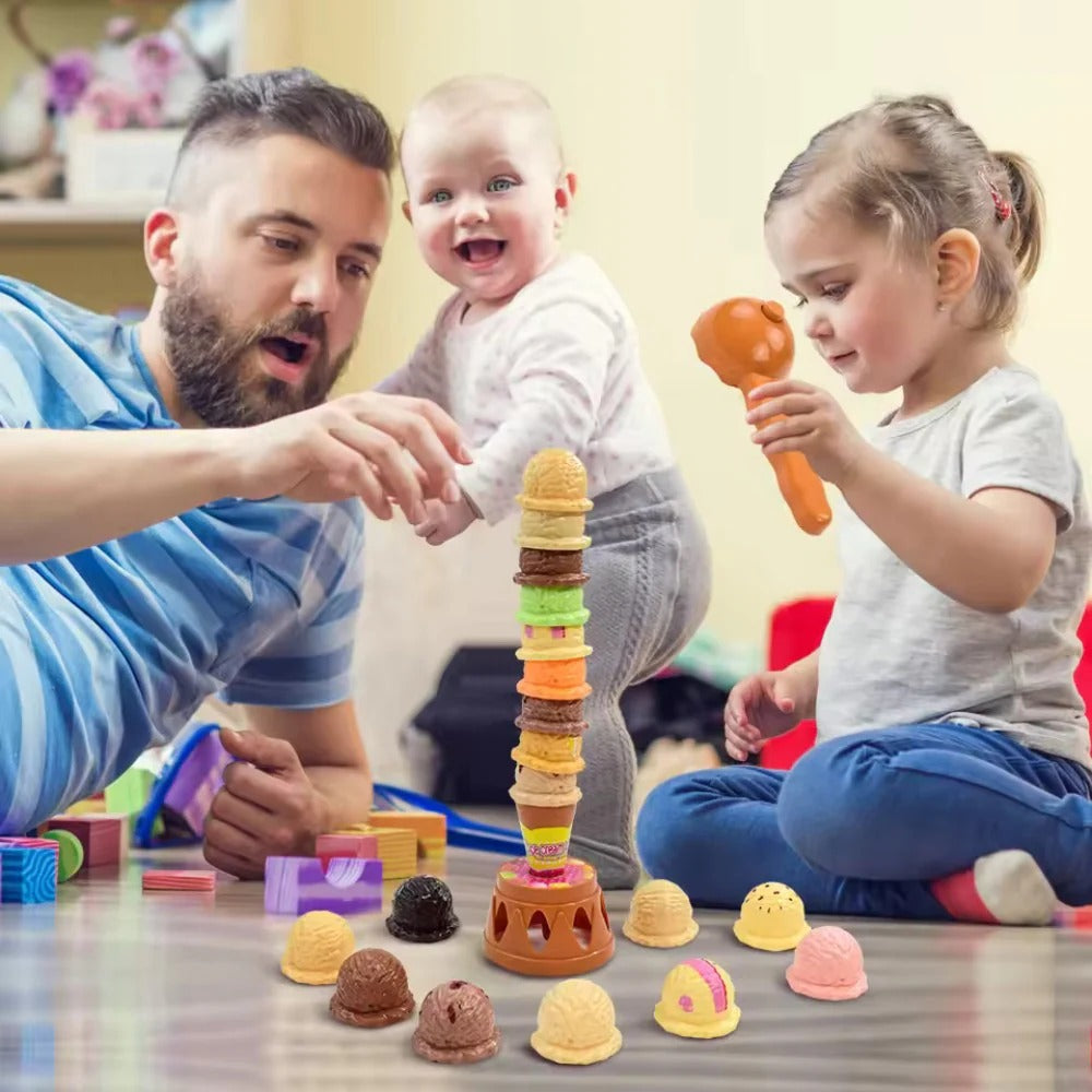Ice Cream Stack Game for Children