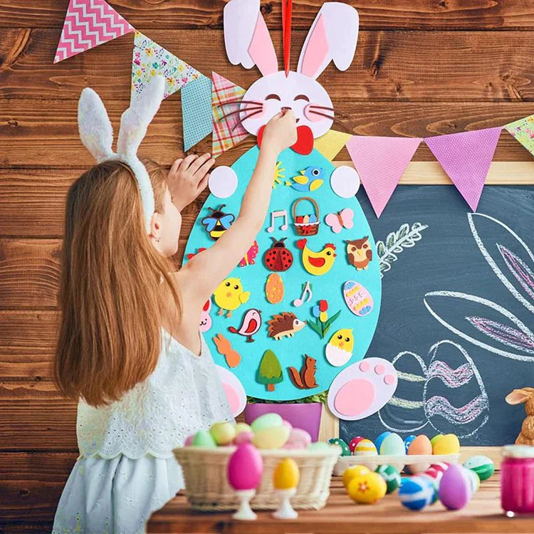 Montessori Felt Easter Bunny