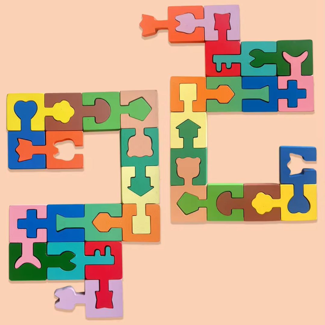 BuildBlox - Montessori Interlocking Puzzle
