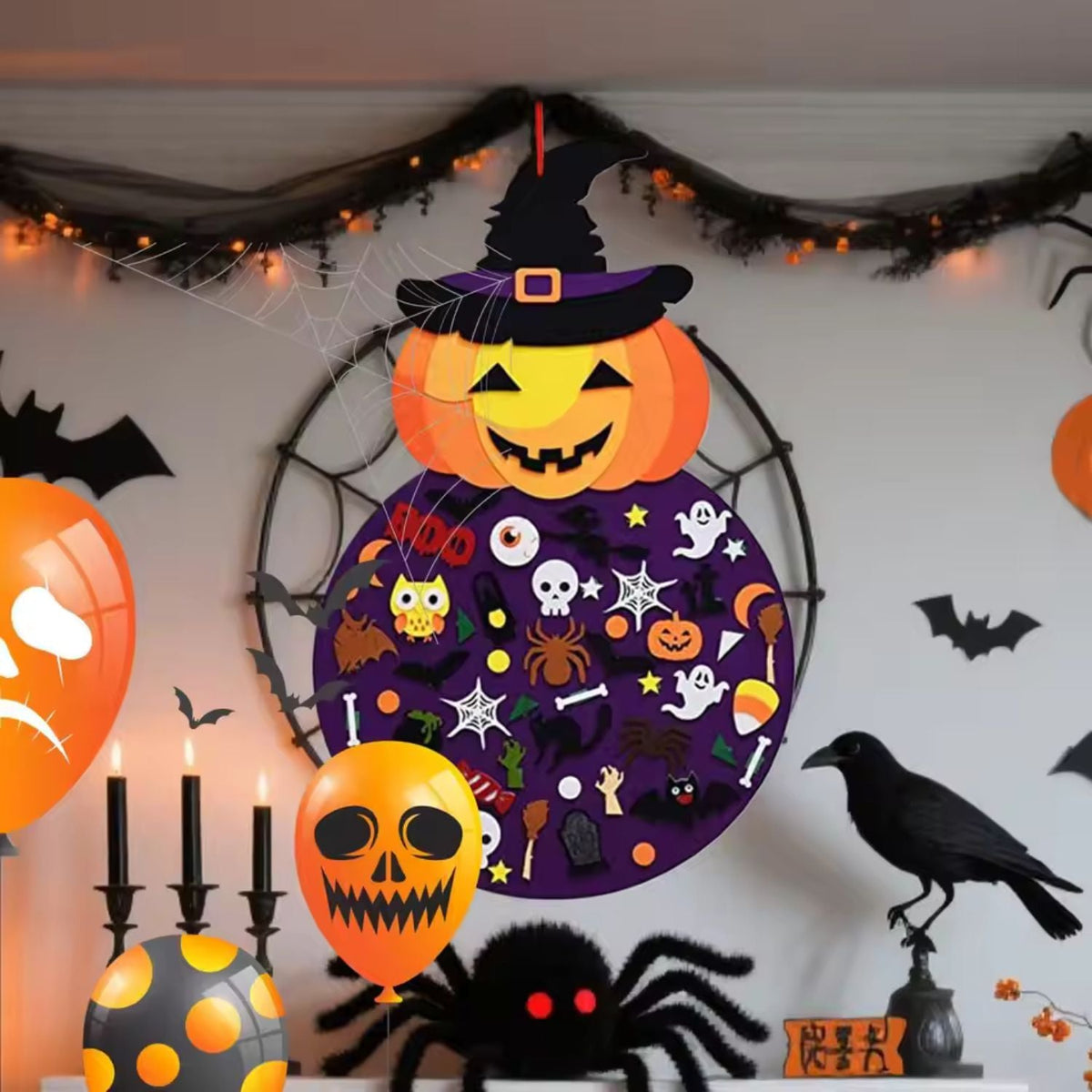 PumpkinMagic - DIY Halloween Felt Witch