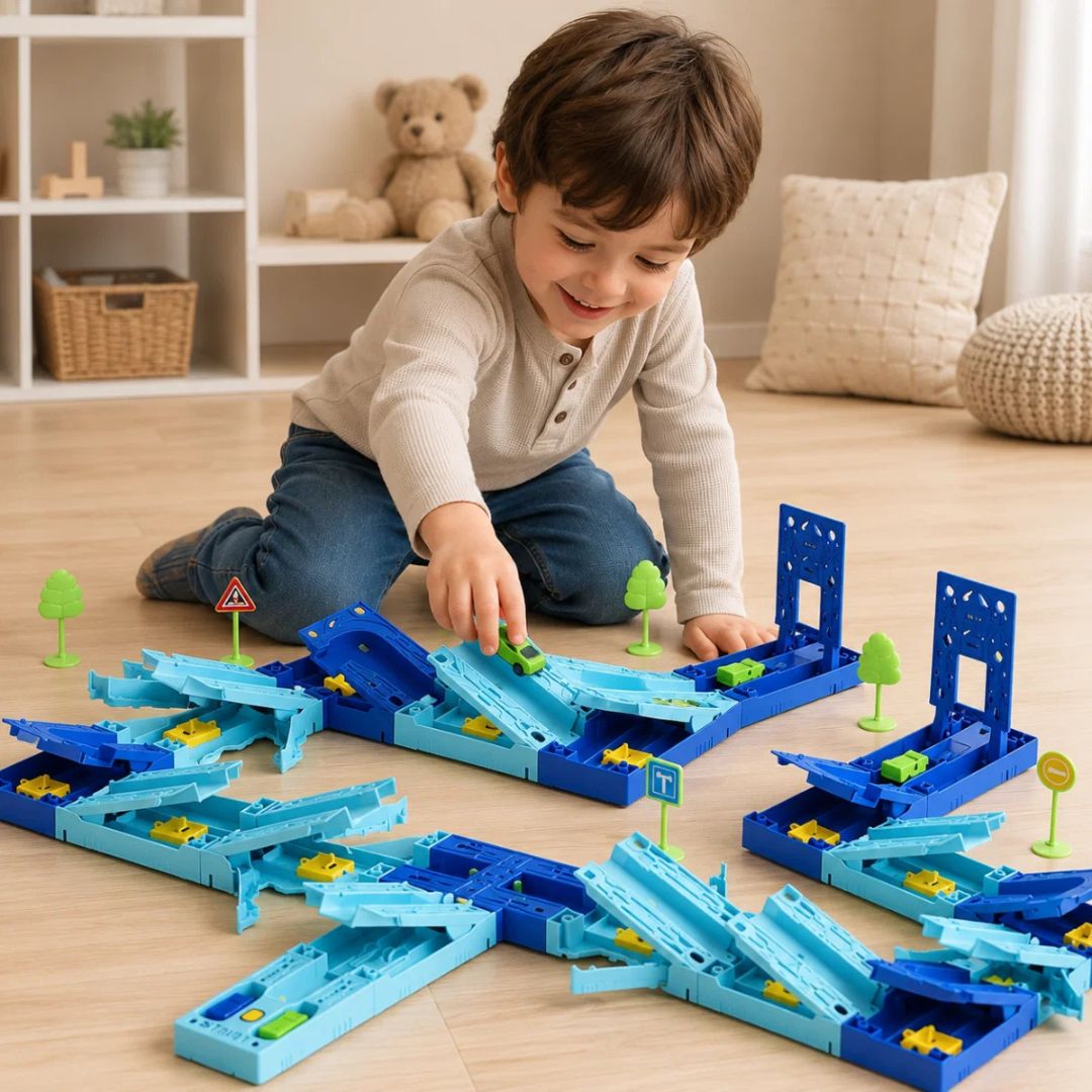 GravityRacer - Build & Race Adventure Set