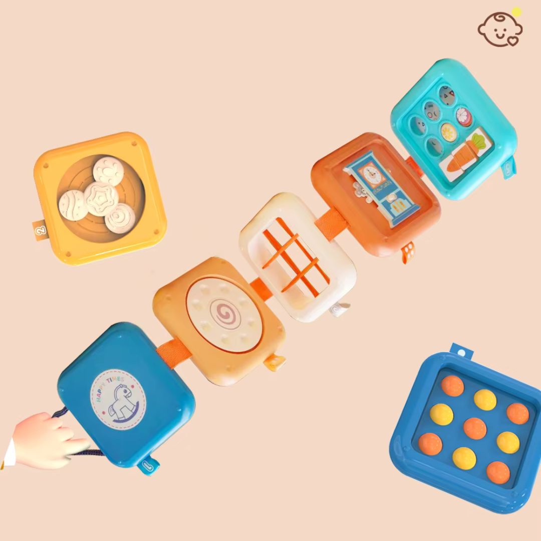 BusyBuddy - Foldable Montessori Travel Toy for Kids