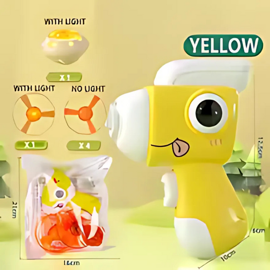 2-in-1 Dino Twister Frisbee Shooter