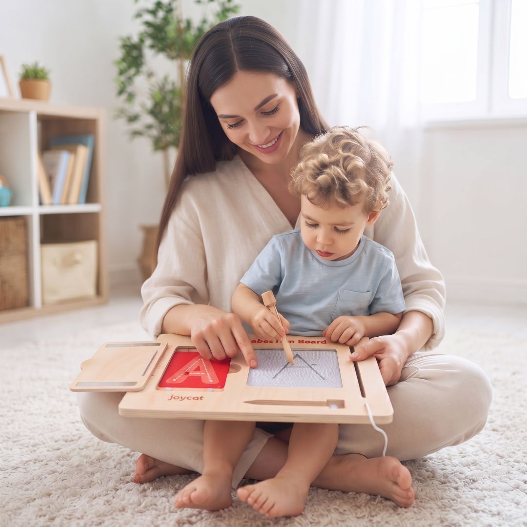 TraceMate - Wooden Letters & Numbers Learning Board