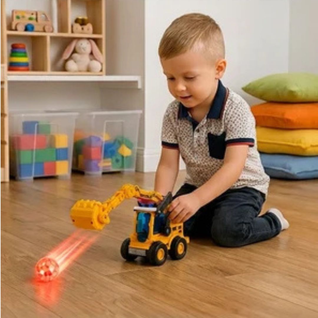 BallDozer - Light-Up Construction Ball Launcher