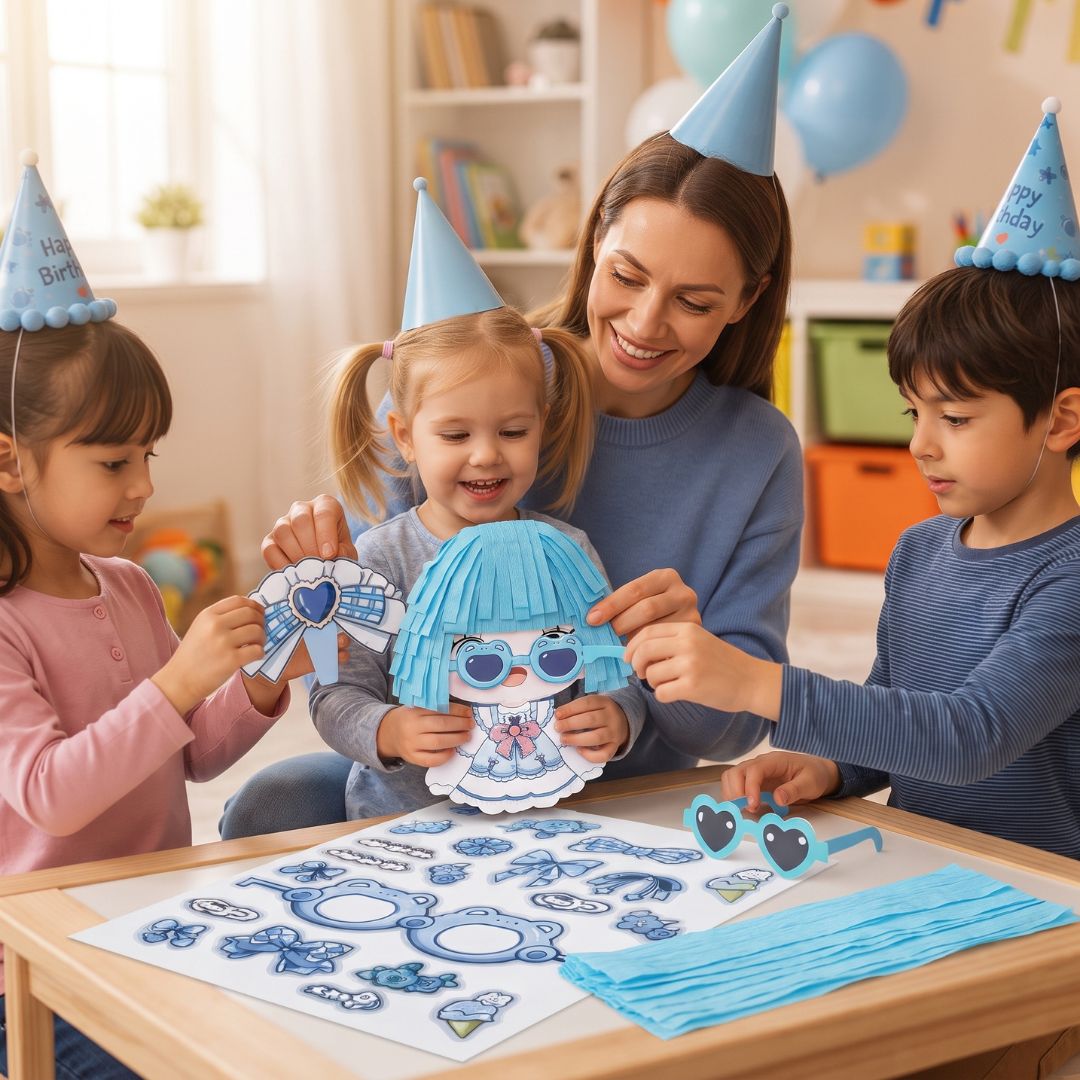 LittleStylist - DIY Hair Styling Sticker Kit