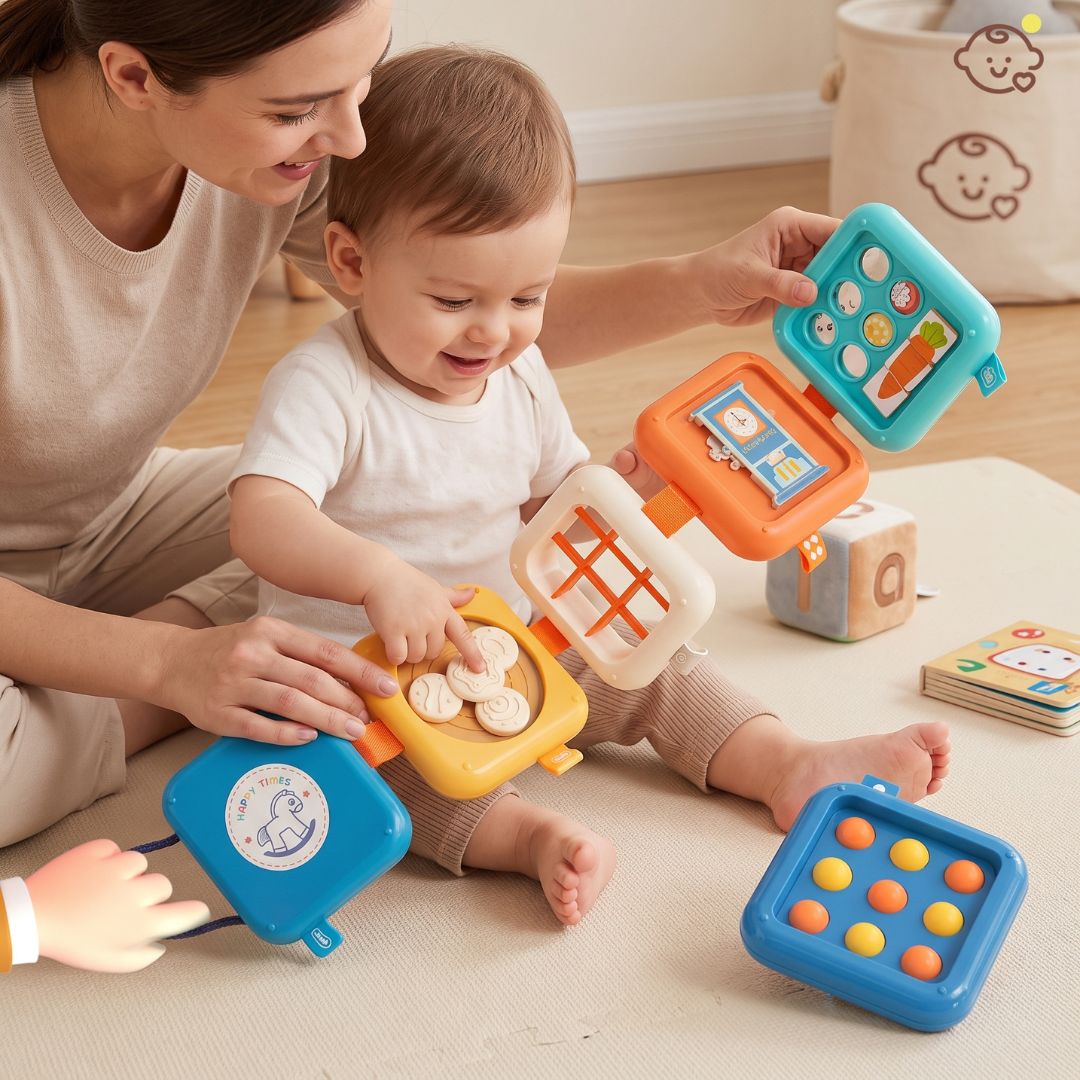 BusyBuddy - Foldable Montessori Travel Toy for Kids