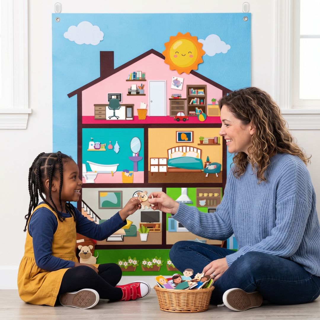 FeltBuddies - Interactive Felt Learning Board