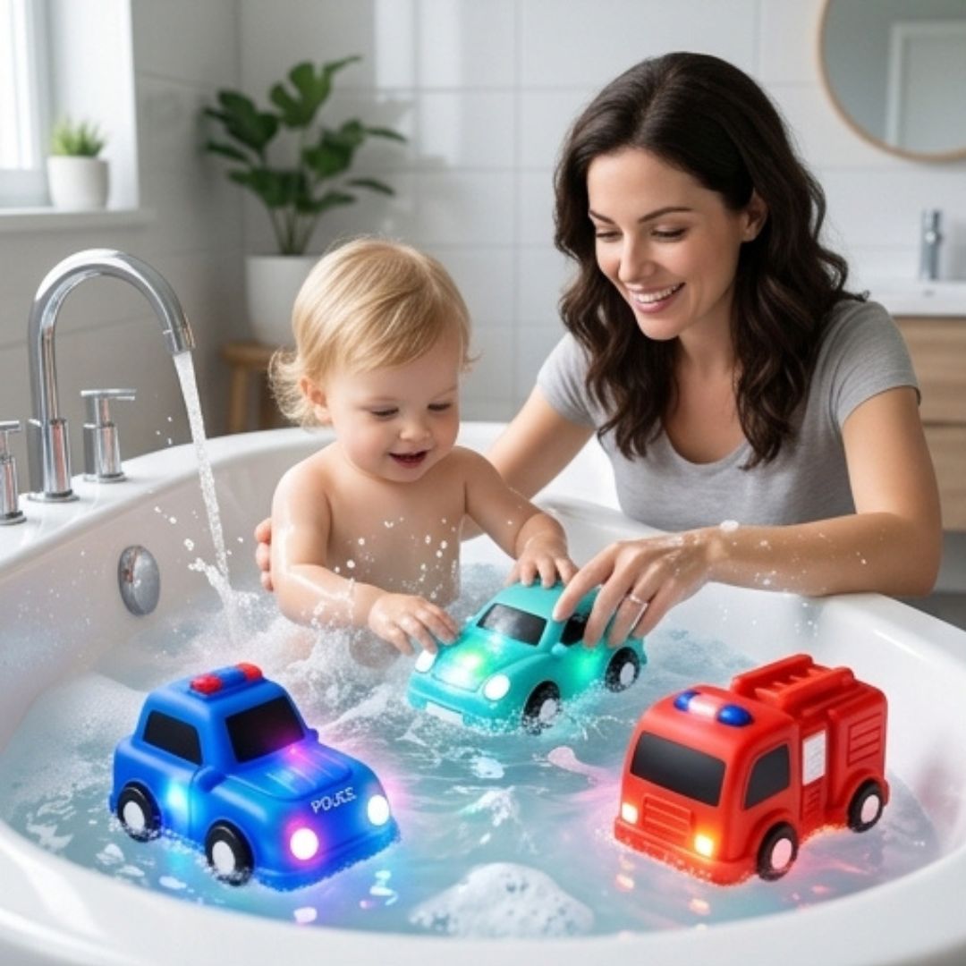 SplashRacers - Water-Activated Light-Up Bath Cars