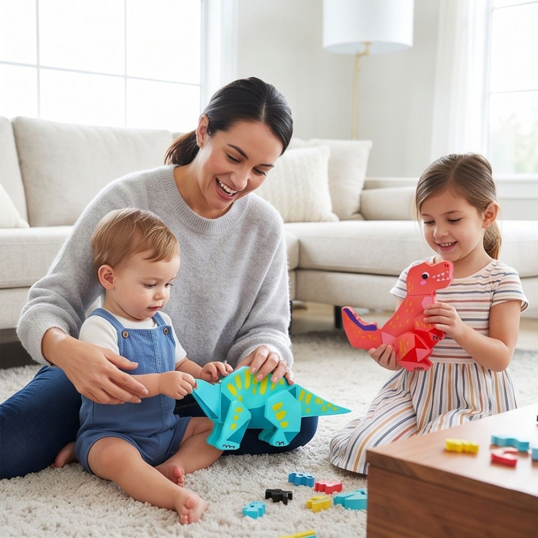 MagnaRex - Magnetic Dinosaur Building Set