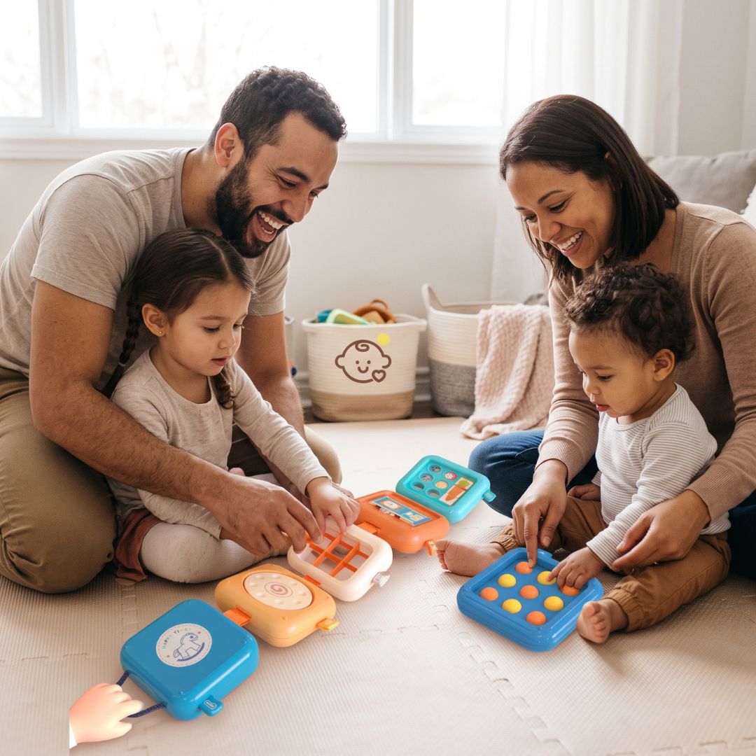 BusyBuddy - Foldable Montessori Travel Toy for Kids
