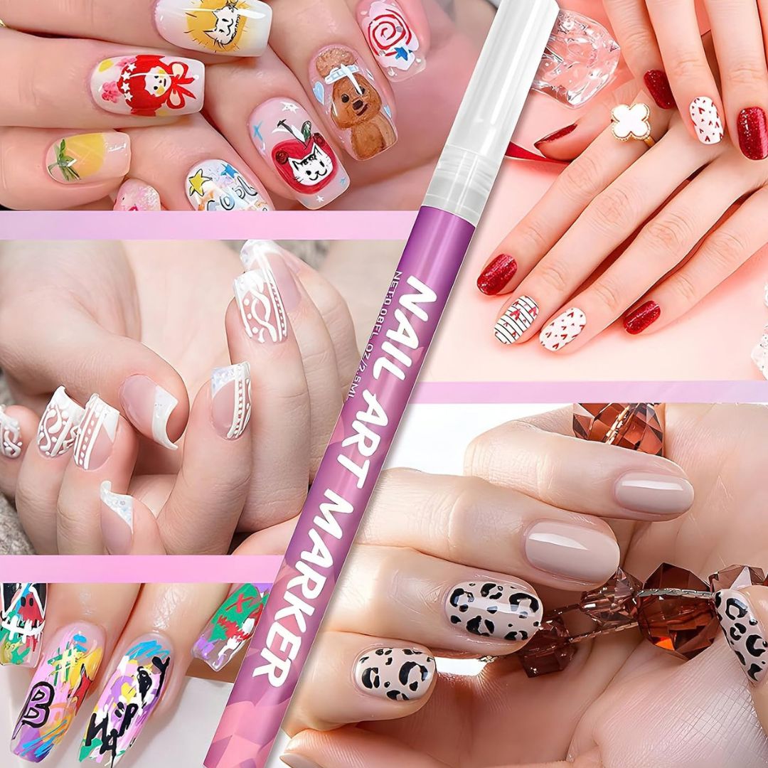 NailPop - 12-Colour Nail Art Pen Set