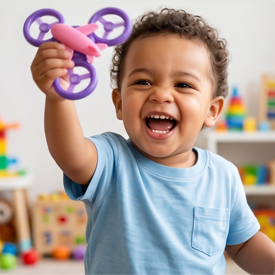 SuctionFly - Spinning Aeroplane Suction Toy
