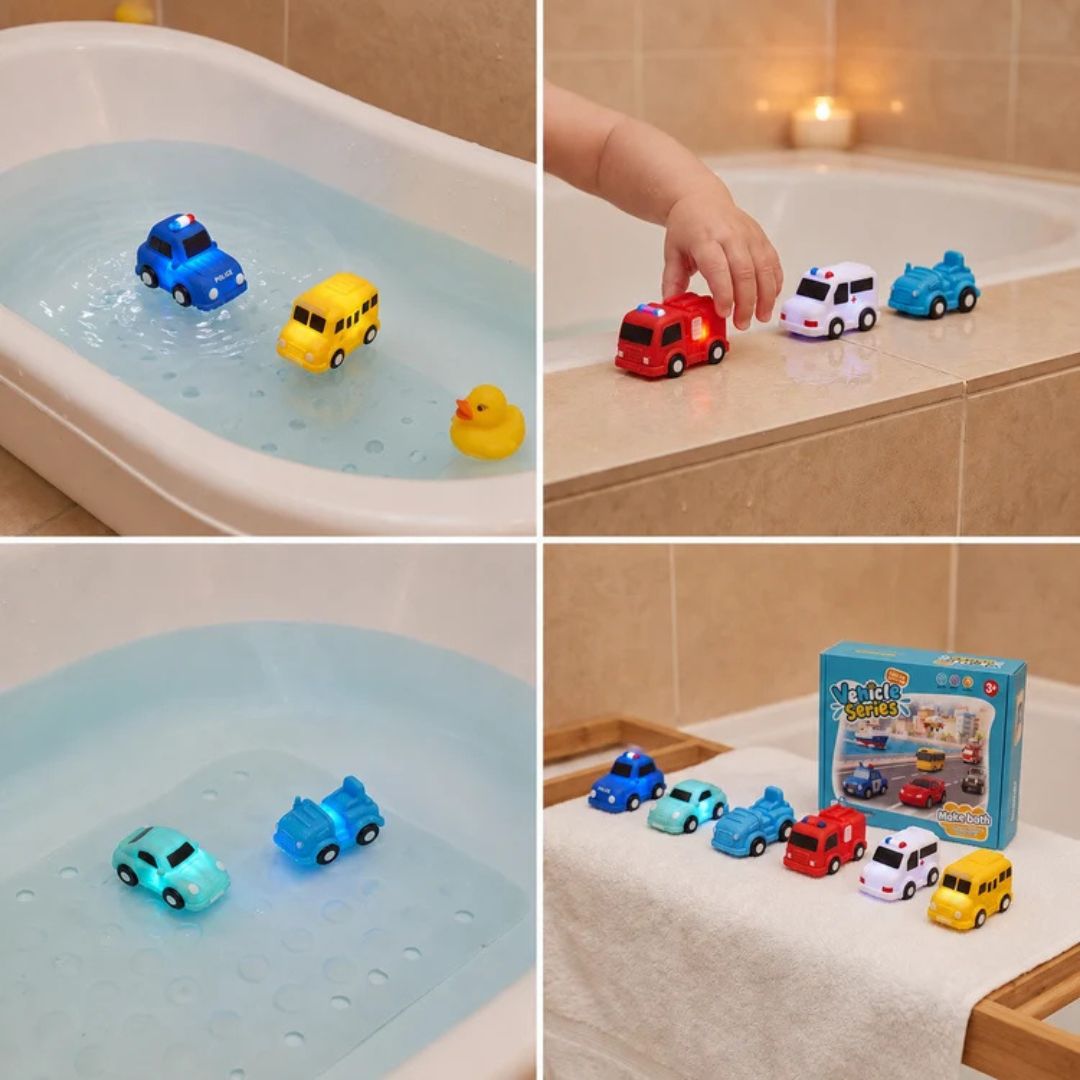SplashRacers - Water-Activated Light-Up Bath Cars