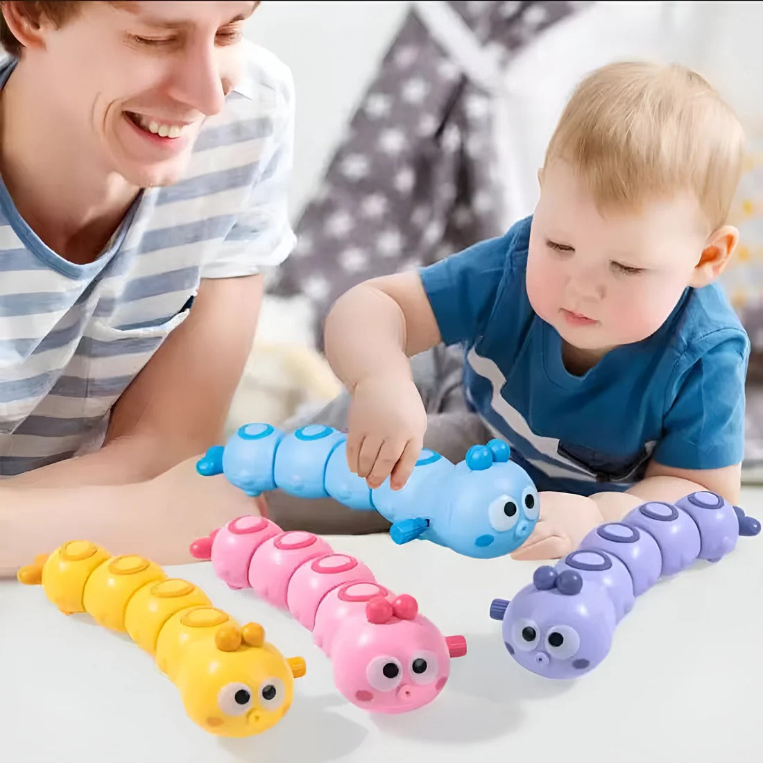 Wiggle Worm – Funny pull-along toy