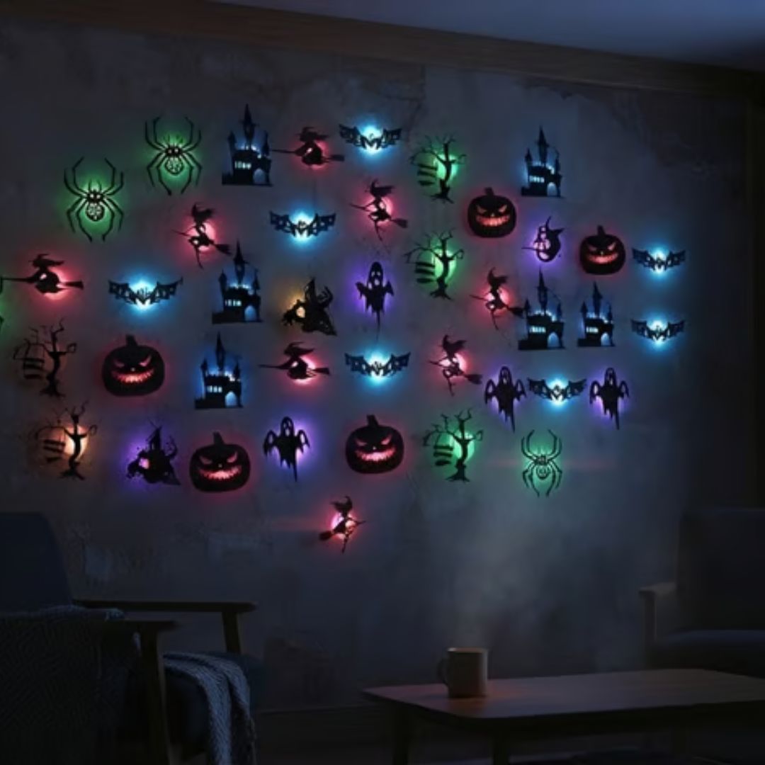 SpookyWalls - 3D Halloween Wall Decorations for Kids