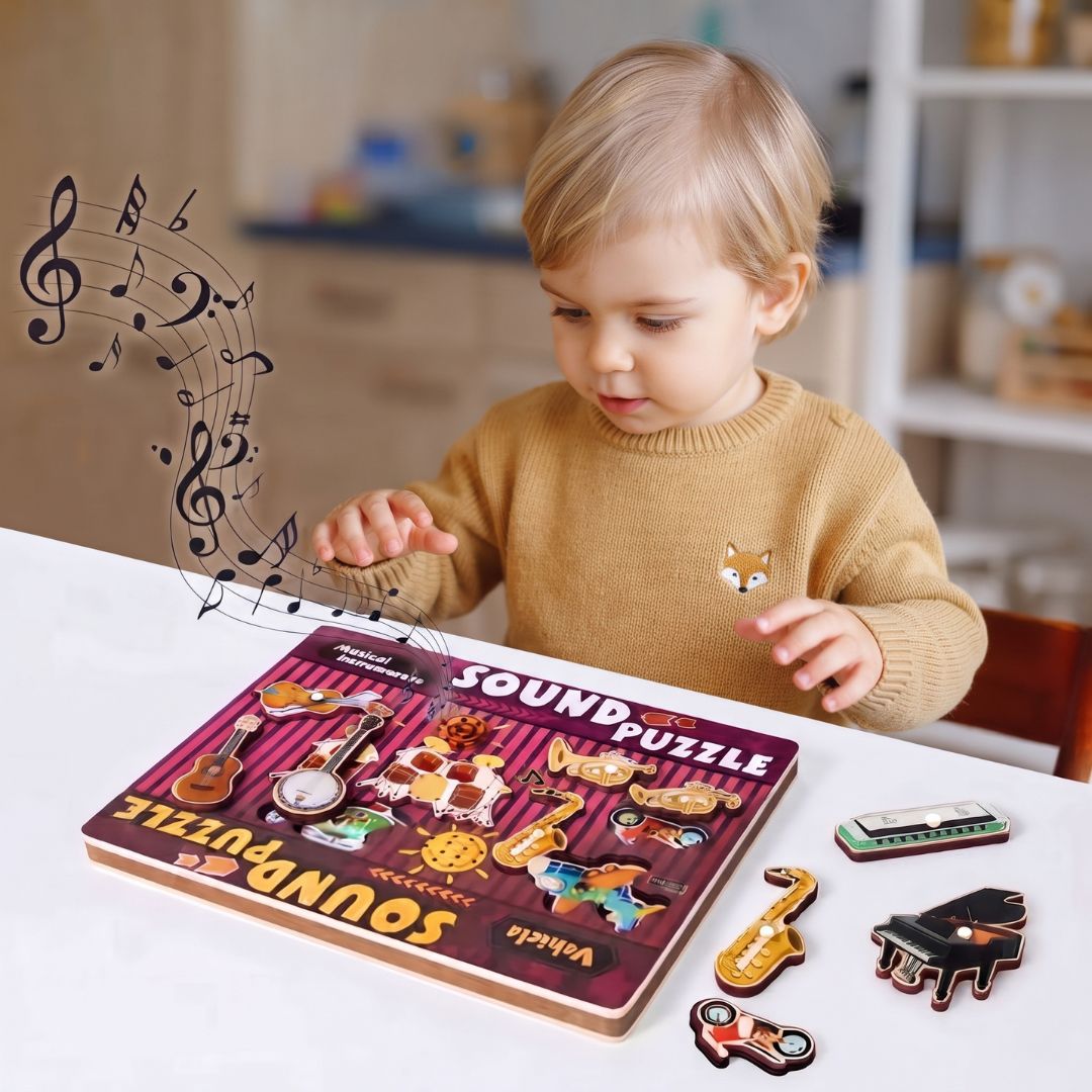 SoundMatch - Interactive Wooden Sound Puzzle