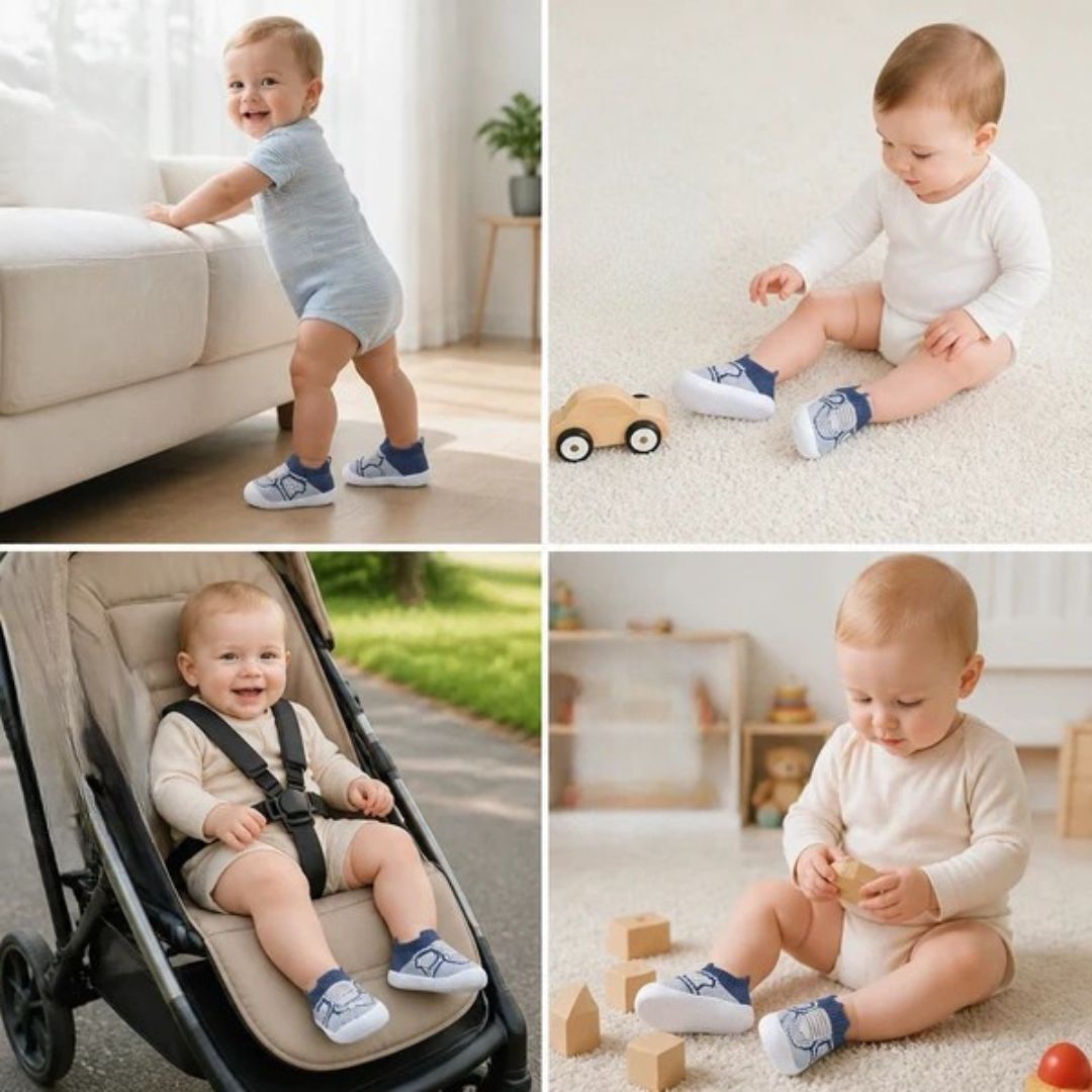 TinySteps - Anti-Slip Baby Sock Shoes