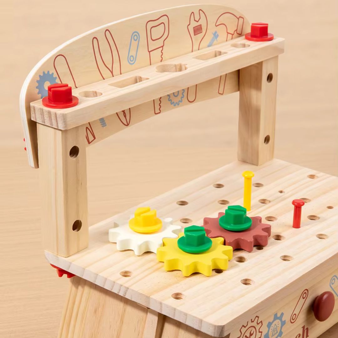 BuildBuddy - Kids’ Wooden Tool & Workbench Set