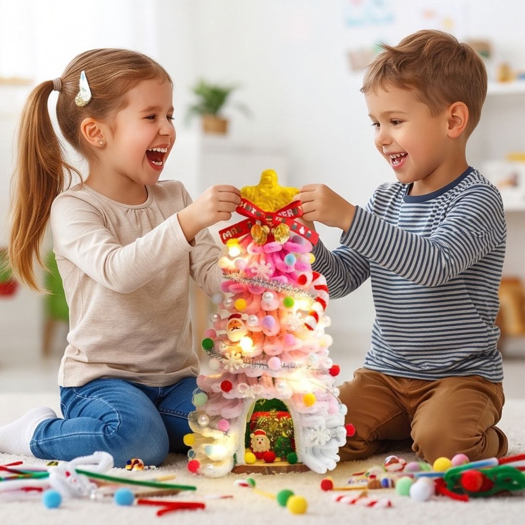 MerryMakers - DIY Light-Up Christmas Tree House