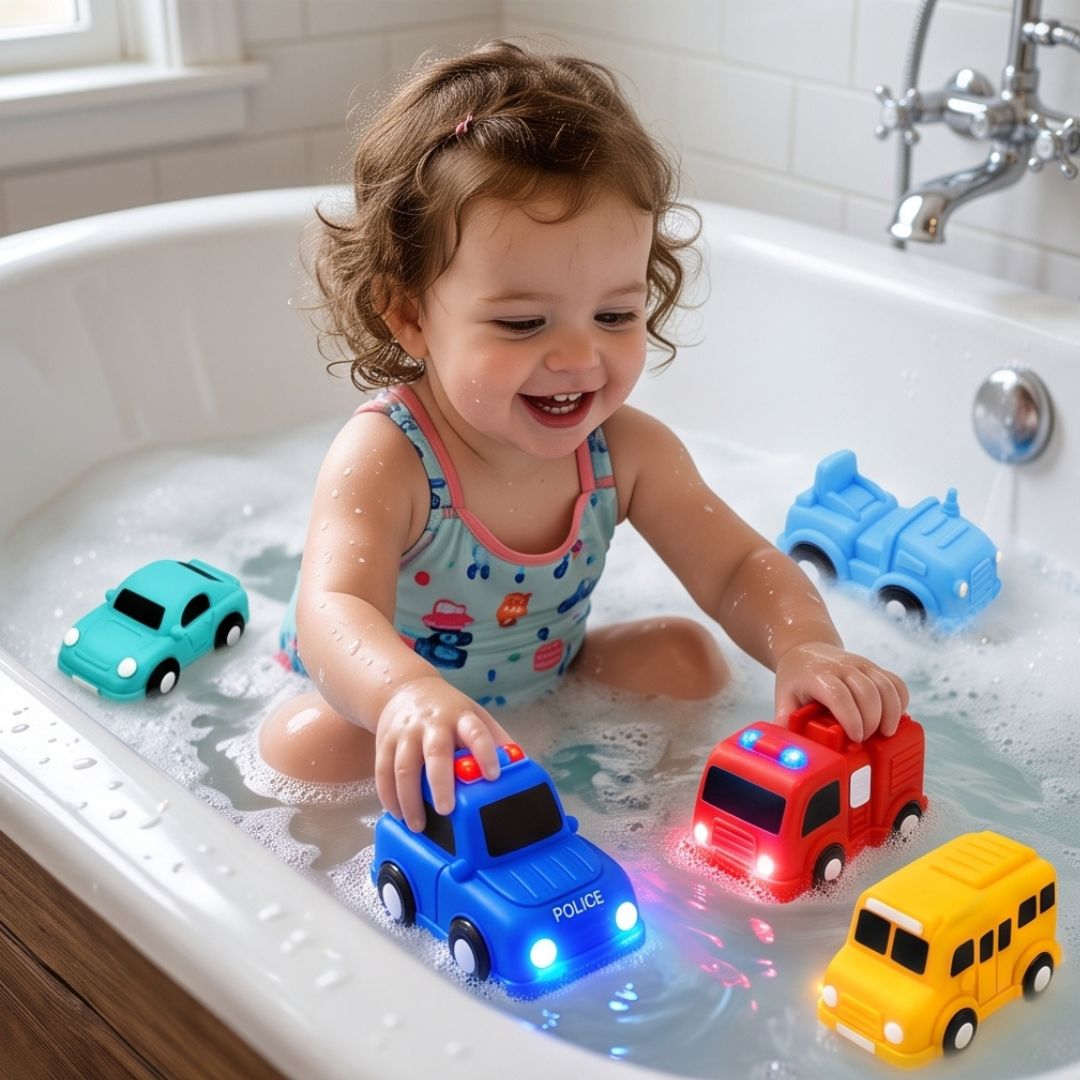 SplashRacers - Water-Activated Light-Up Bath Cars