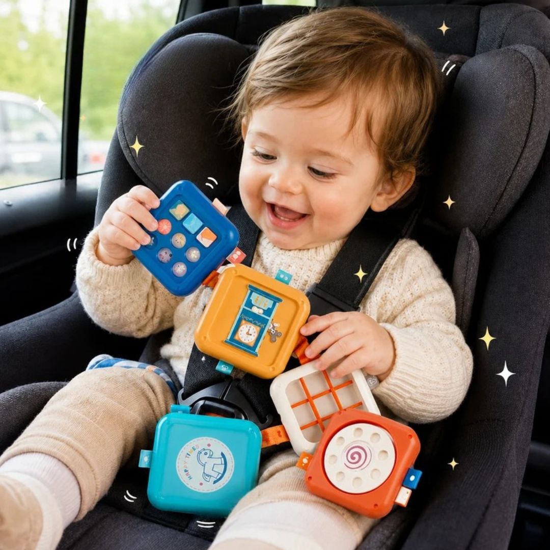BusyBuddy - Foldable Montessori Travel Toy for Kids