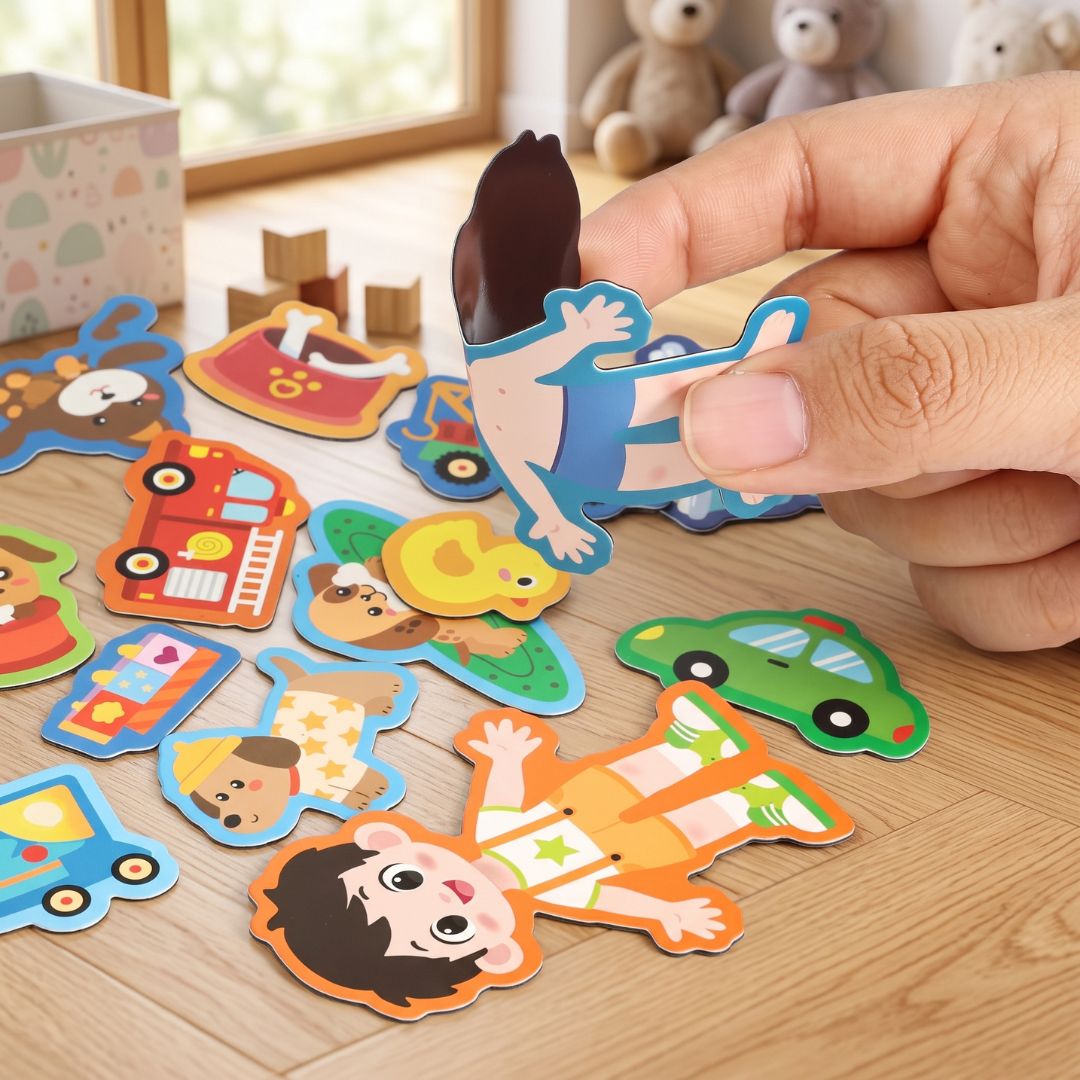 MagnaBook - Magnetic Quiet Activity Book for Kids