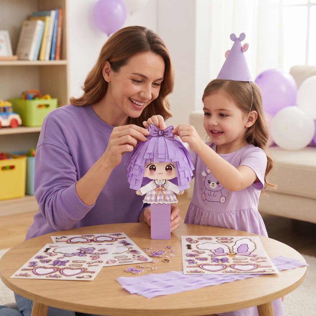 LittleStylist - DIY Hair Styling Sticker Kit