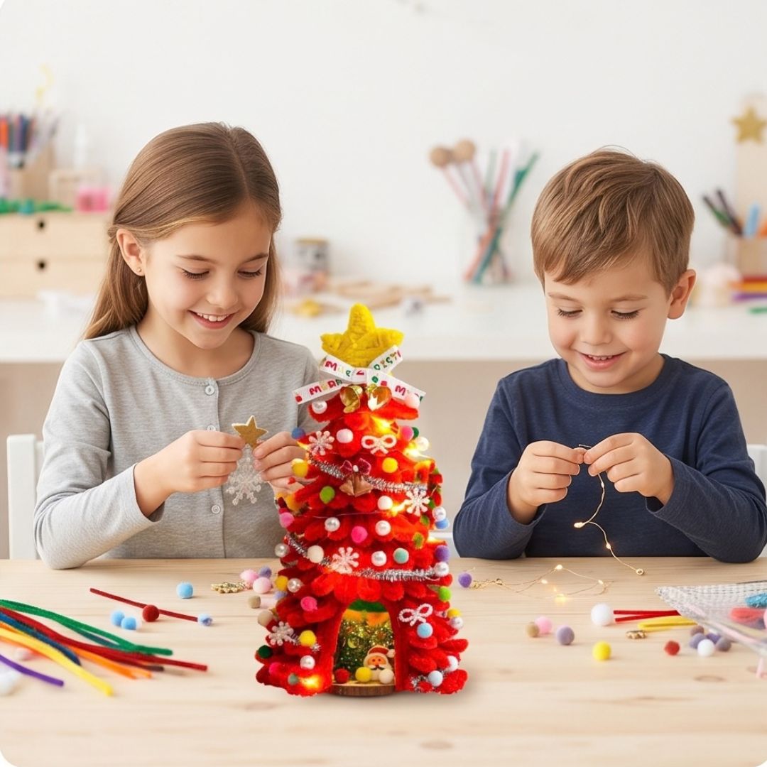MerryMakers - DIY Light-Up Christmas Tree House