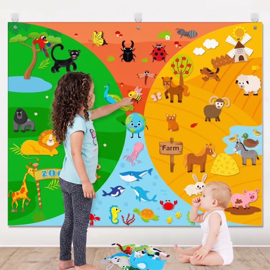 FeltBuddies - Interactive Felt Learning Board