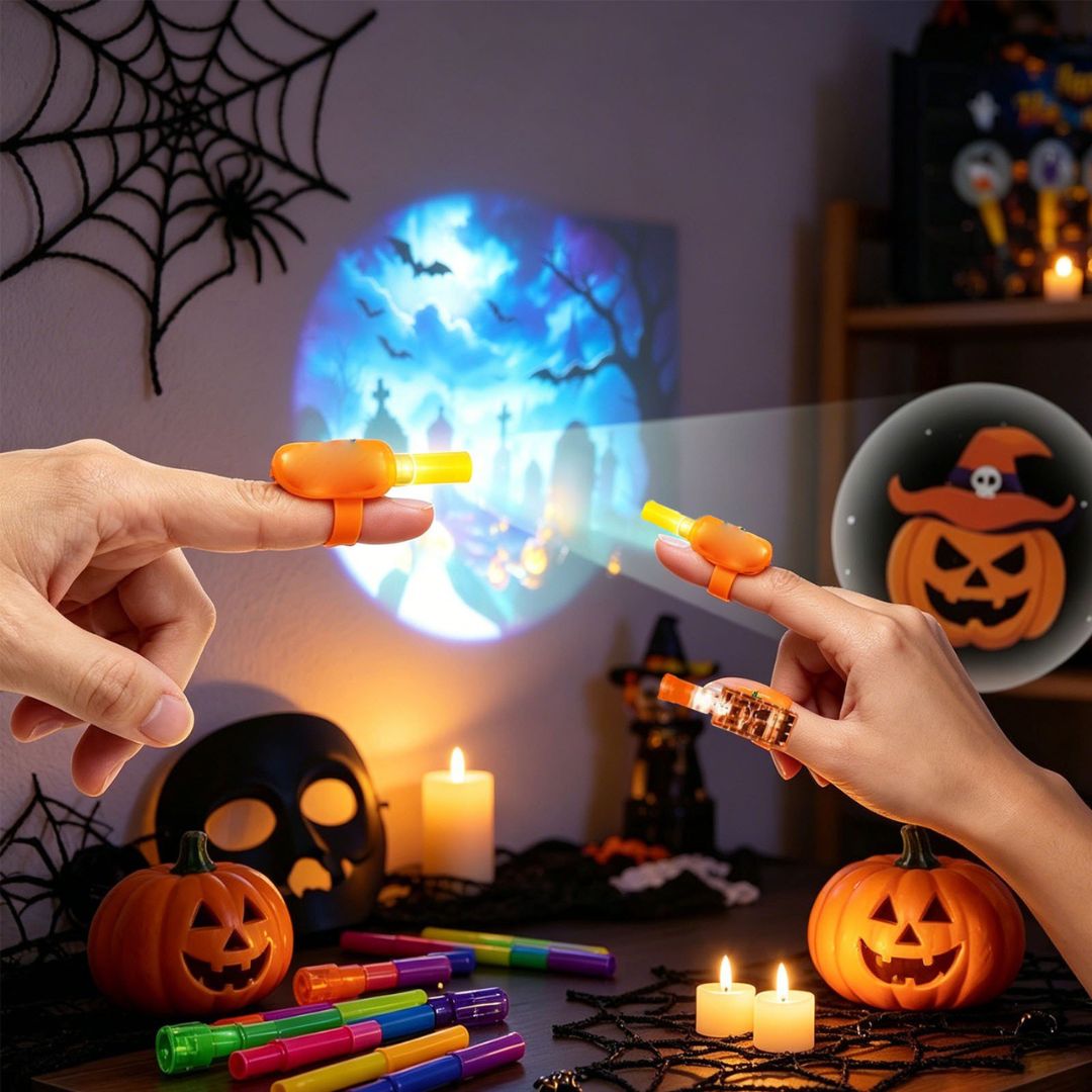 SpookyBeam - Spooky Halloween Finger Projectors
