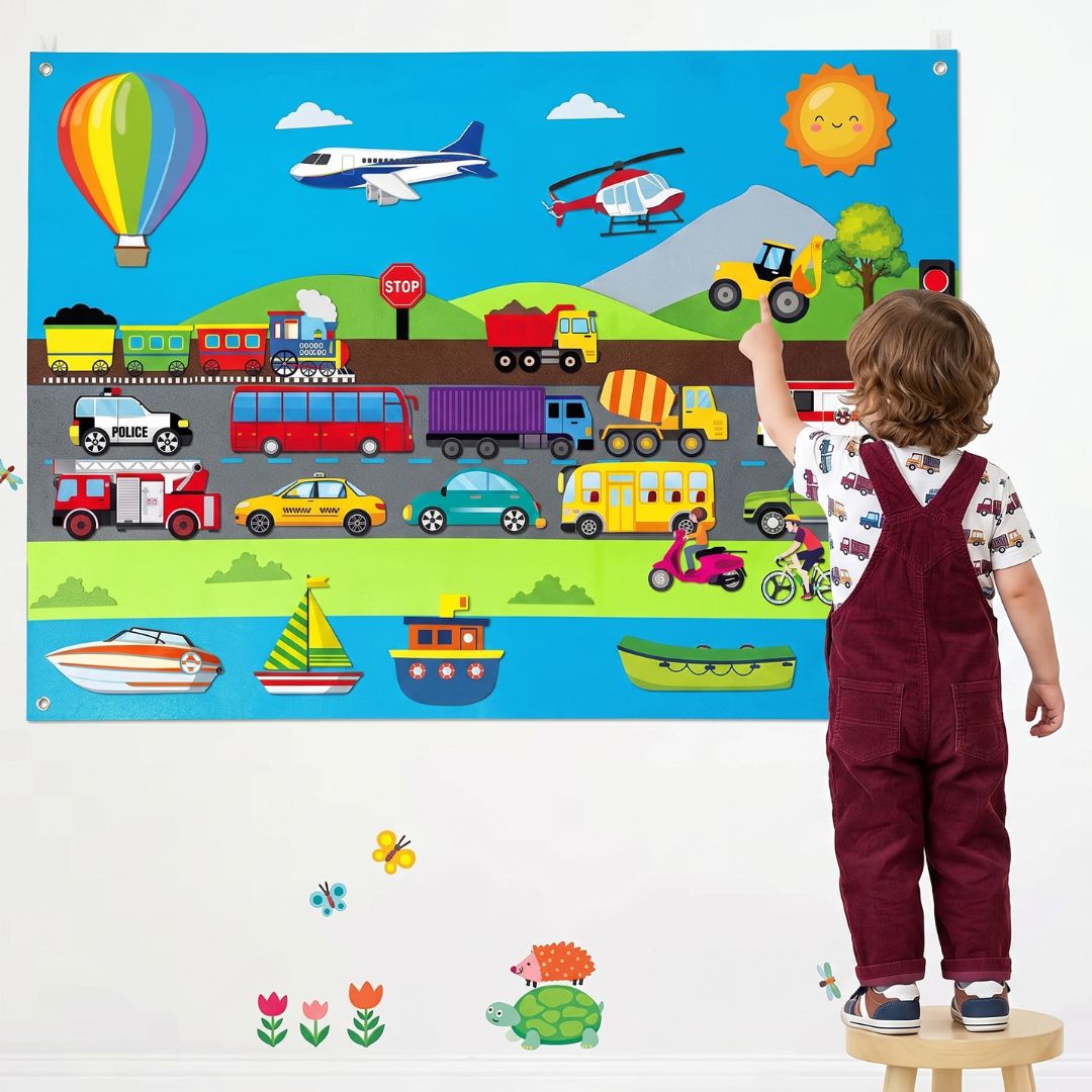 FeltBuddies - Interactive Felt Learning Board